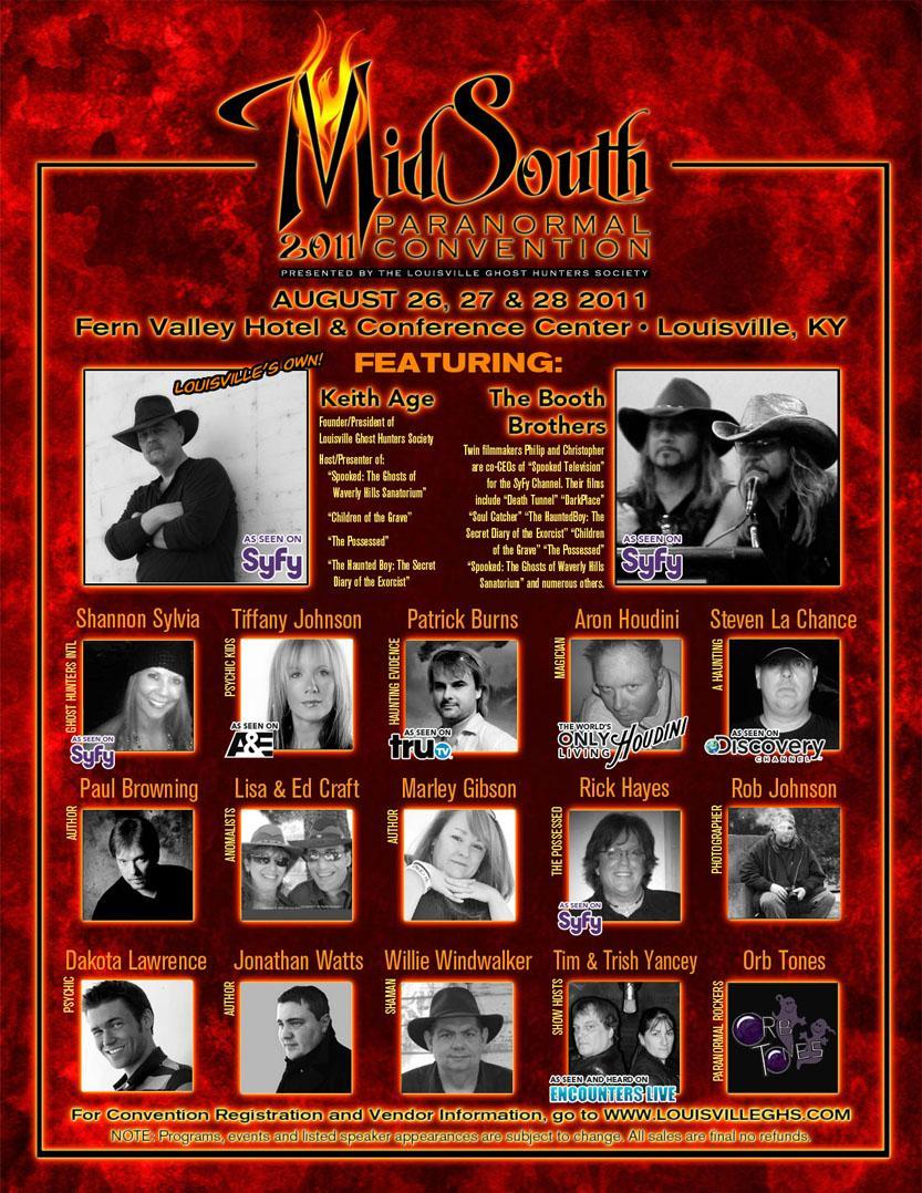 Mid South Paranormal Convention!